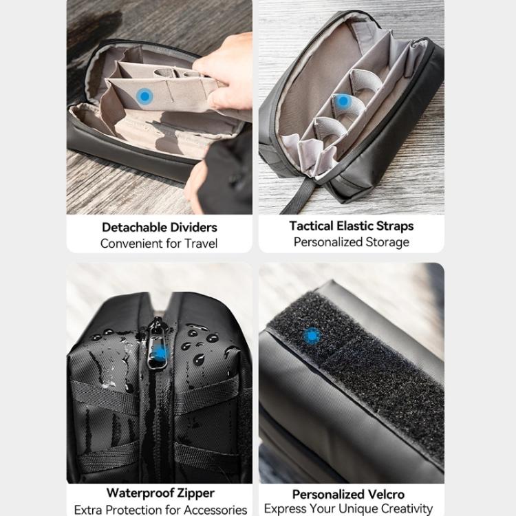 For DJI Osmo Pocket 3 Creator Combo TELESIN Universal Portable Storage Bag Carrying Case(Black) - free shipping - PMC TechLife - Order now!