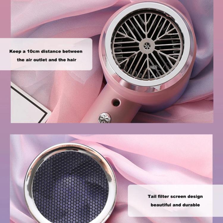 High-Speed Hair Dryer Salon & Home Blow Dryer with Blue Light Ionic Technology US Plug(Starry Sky Gray) - free shipping - PMC TechLife - Order now!