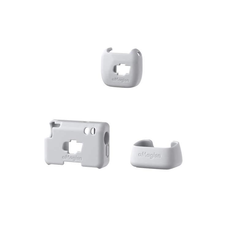 For DJI Mic Mini aMagisn MP01 Silicone Protective Case, Color: 3 In 1 Gray - free shipping - PMC TechLife - Order now!