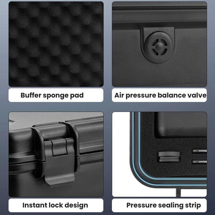 For DJI OSMO POCKET 3 BRDRC Portable Storage Safety Carrying Case(Black) - free shipping - PMC TechLife - Order now!
