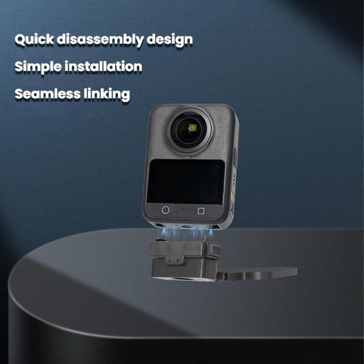 For DJI Osmo 360 Camera Magnetic Quick-Release Base Portable Desktop Stand(Black) - free shipping - PMC TechLife - Order now!