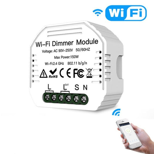 Concealed Wifi Smart Switch Dimmer Switch And Traditional Switch Dual Control Smart Switch - Smart Switch by PMC Jewellery | Online Shopping South Africa | PMC Jewellery | Buy Now Pay Later Mobicred