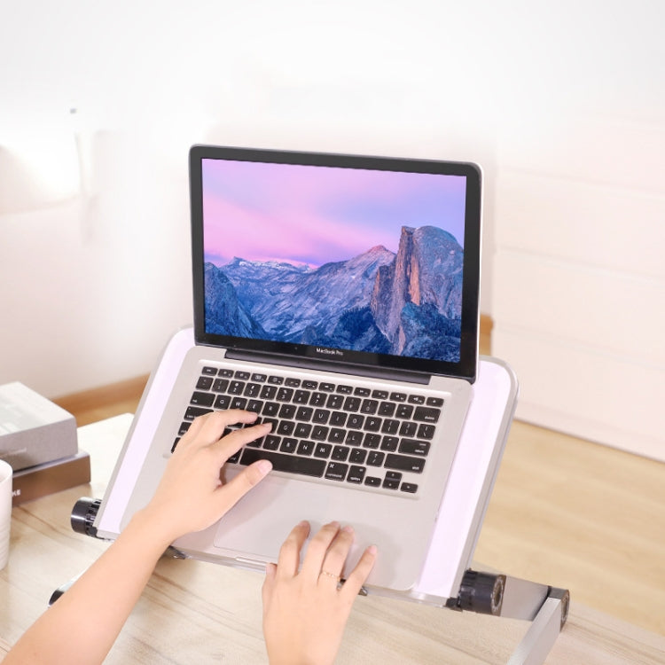Universal 360 Degree Adjustment Folding Aluminum Alloy Laptop Stand(Black) - Laptop Stand by PMC Jewellery | Online Shopping South Africa | PMC Jewellery | Buy Now Pay Later Mobicred