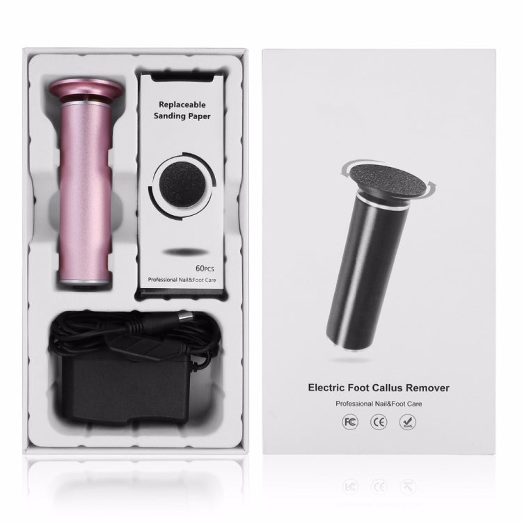 Electric Foot File Speed Adjustable Sandpaper Discs Callus Remover Pedicure Fast Remove Feet Hard Cracked Dry Dead Skin Tool, Plug Type:EU plug(Pink) - Grinding Tools & Accessories by PMC Jewellery | Online Shopping South Africa | PMC Jewellery | Buy Now Pay Later Mobicred