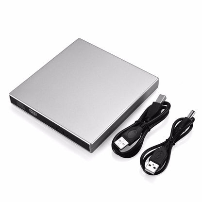 USB 2.0 Portable Ultra Slim External Slot-in DVD-RW CD-RW CD DVD ROM Player Drive for PC - Rewritable Drive by PMC Jewellery | Online Shopping South Africa | PMC Jewellery