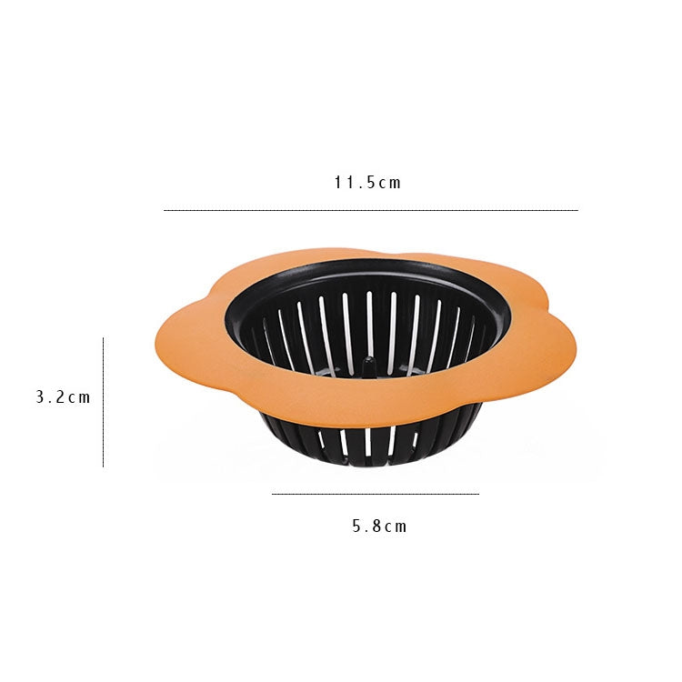 Portable Handheld Outfall Water Tank Strainer Sink Filter Floor Drain Bathroom Kitchen Gadget(Orange) - Filters by PMC Jewellery | Online Shopping South Africa | PMC Jewellery | Buy Now Pay Later Mobicred