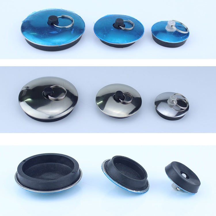 3 PCS Sink Rubber Plug Wash Basin Bathtub Plug Mop Pool Laundry Pool Blocking Plug, Specification:M - free shipping - PMC TechLife - Order now!