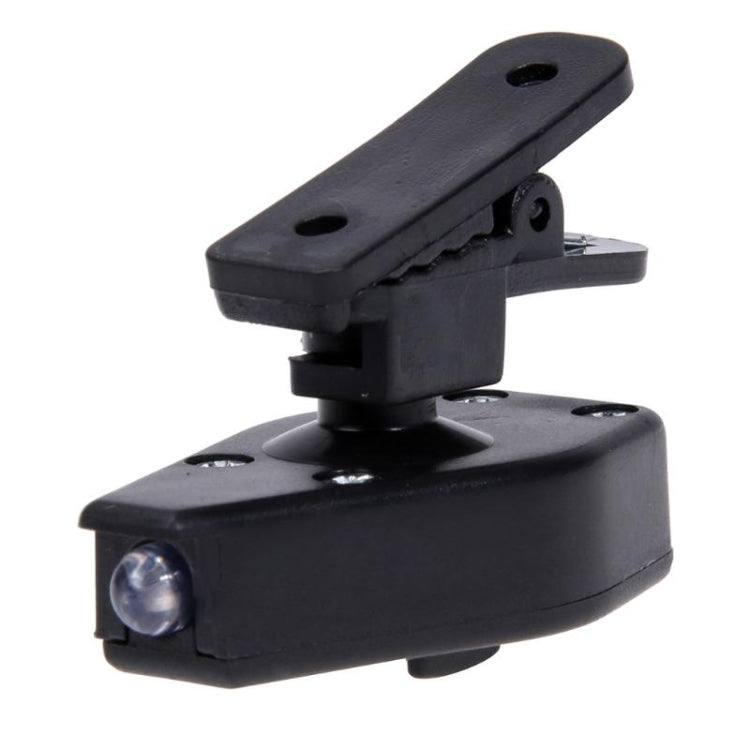 2 PCS Mini LED Flashlight Adjustable Eyeglass Clip Light Reading Ligh(Black) - Desk Lamps by PMC TechLife | Online Shopping South Africa | PMC TechLife | Buy Now Pay Later Mobicred