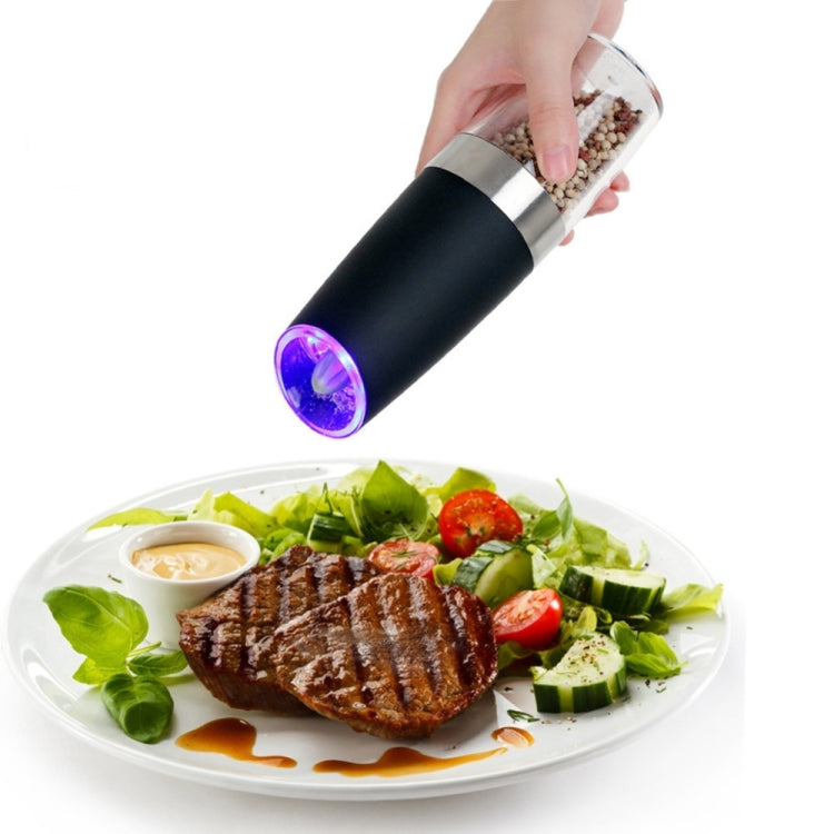 Automatic Electric Pepper Grinder Salt Mill with LED Light - Stirrer & Squeezer by PMC TechLife | Online Shopping South Africa | PMC TechLife | Buy Now Pay Later Mobicred