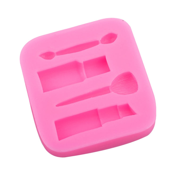 2 PCS Lipstick Eyebrow Pencil Makeup Tool Shape Silicone Fondant Cake Mold Chocolate Mold Clay Mold - Food Molds by PMC TechLife | Online Shopping South Africa | PMC TechLife