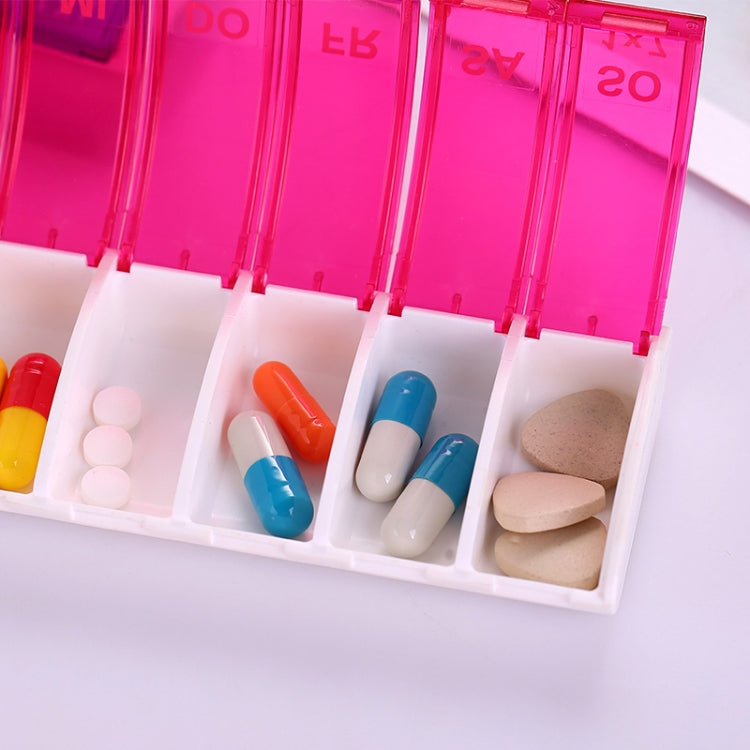 Portable Seven-part Mini Storage Pill Box(Green) - free shipping - PMC TechLife - Order now!