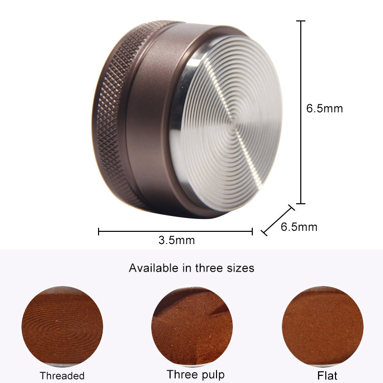 Macaron Stainless Steel Coffee Powder Flat Powder Filling Device, Specification:Thread(Black) - free shipping - PMC TechLife - Order now!