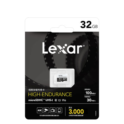 Lexar MicroSDHC 32GB High-endurance Driving Recorder Video Surveillance Camera TF Memory Card Video Card - Micro SD Card by Lexar | Online Shopping South Africa | PMC Jewellery | Buy Now Pay Later Mobicred