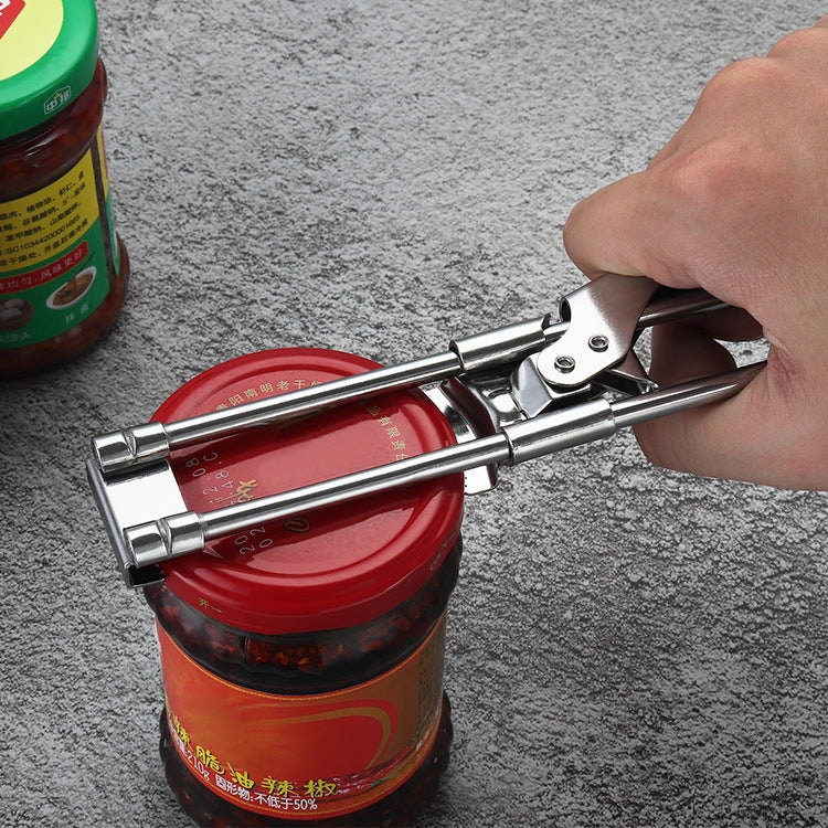 Stainless Steel bottle Opener Adjustable Can Opener Jam Bottle Opener Gadget - Openers by PMC TechLife | Online Shopping South Africa | PMC TechLife | Buy Now Pay Later Mobicred