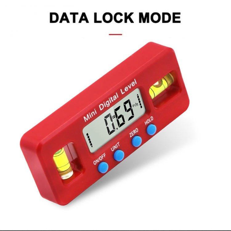100mm Mini Electronic Digital Strong Magnetism Spirit Level Angle Board - Measuring Tools by PMC TechLife | Online Shopping South Africa | PMC TechLife