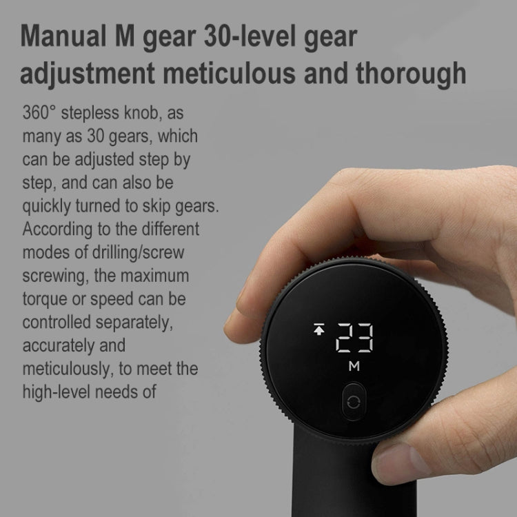 Original Xiaomi Mijia Household Brushless Smart Screen Display Electric Drill, US Plug - free shipping - PMC TechLife - Order now!