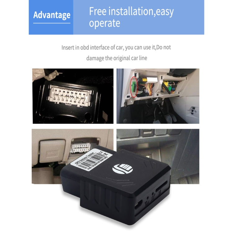 TK306 2G OBD II Realtime Car Truck Vehicle Tracking GSM GPRS GPS Tracker, Support AGPS - Car Tracker by PMC TechLife | Online Shopping South Africa | PMC TechLife