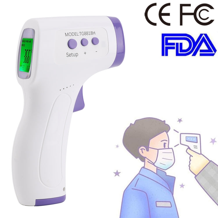 TG8818H Non-contact Forehead Body Infrared Thermometer, Temperature Range: 32.0 degree C - 42.5 degree C(Purple) - free shipping - PMC Jewellery - Order now!