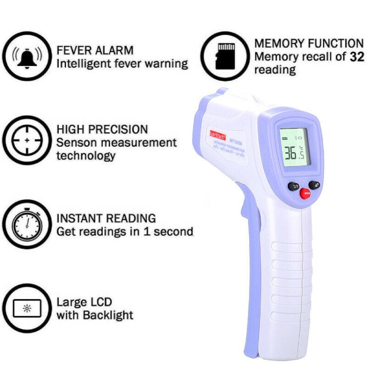 WT3656 Non-contact Forehead Body Infrared Thermometer - Infra-red Thermoscope by PMC TechLife | Online Shopping South Africa | PMC TechLife | Buy Now Pay Later Mobicred