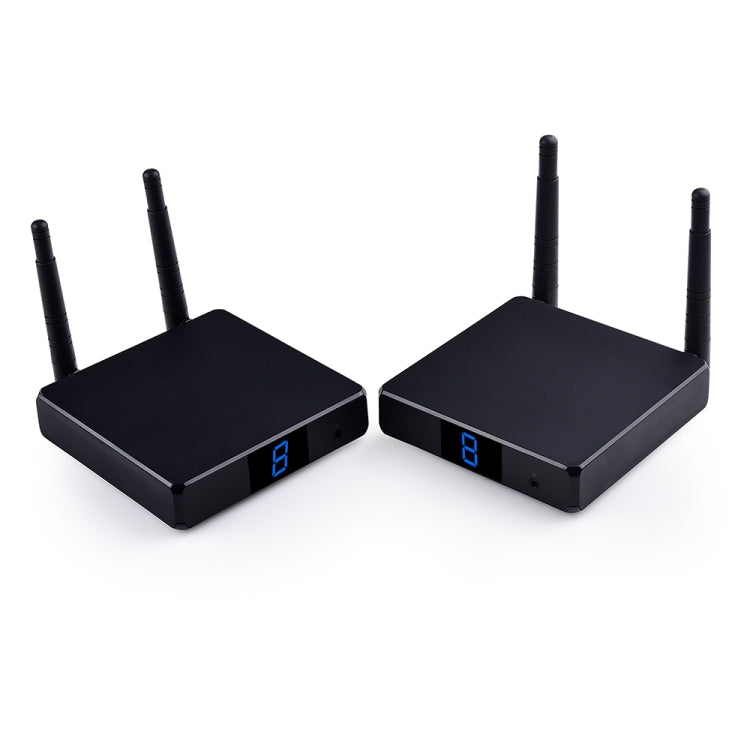 Measy FHD686 Full HD 1080P 3D 5-5.8GHz Wireless HDMI Transmitter (Transmitter + Receiver) with Display, Supports Infrared Remote Control & Wireless Same Screen Function, Transmission Distance: 200m - free shipping - PMC Jewellery - Order now!