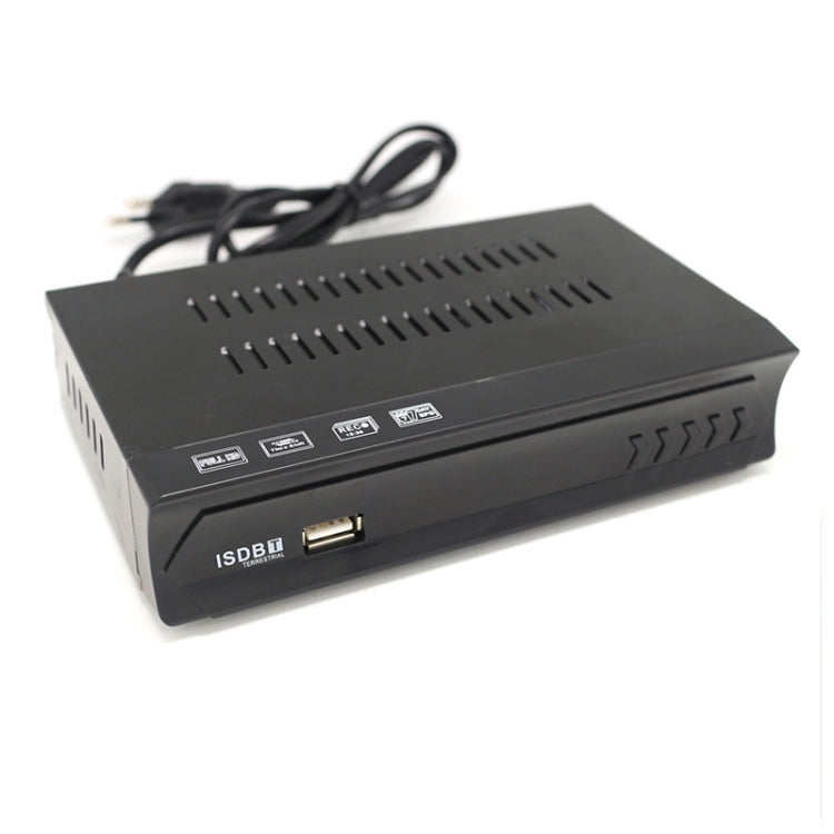 ISDB-T Satellite TV Receiver Set Top Box with Remote Control, For South America, Philippine(EU Plug) - DVB-T & Analog Solutions by PMC Jewellery | Online Shopping South Africa | PMC Jewellery | Buy Now Pay Later Mobicred