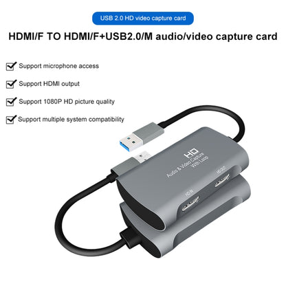 Z31 HDMI Female to HDMI Female + Audio + USB 2.0 Video Capture Box - Video Capture Solutions by PMC Jewellery | Online Shopping South Africa | PMC Jewellery | Buy Now Pay Later Mobicred