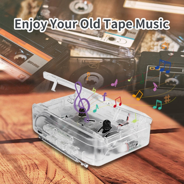 Portable Cassette Player Tape Player AM / FM Radio Receiver - Tape Converter by PMC TechLife | Online Shopping South Africa | PMC TechLife | Buy Now Pay Later Mobicred