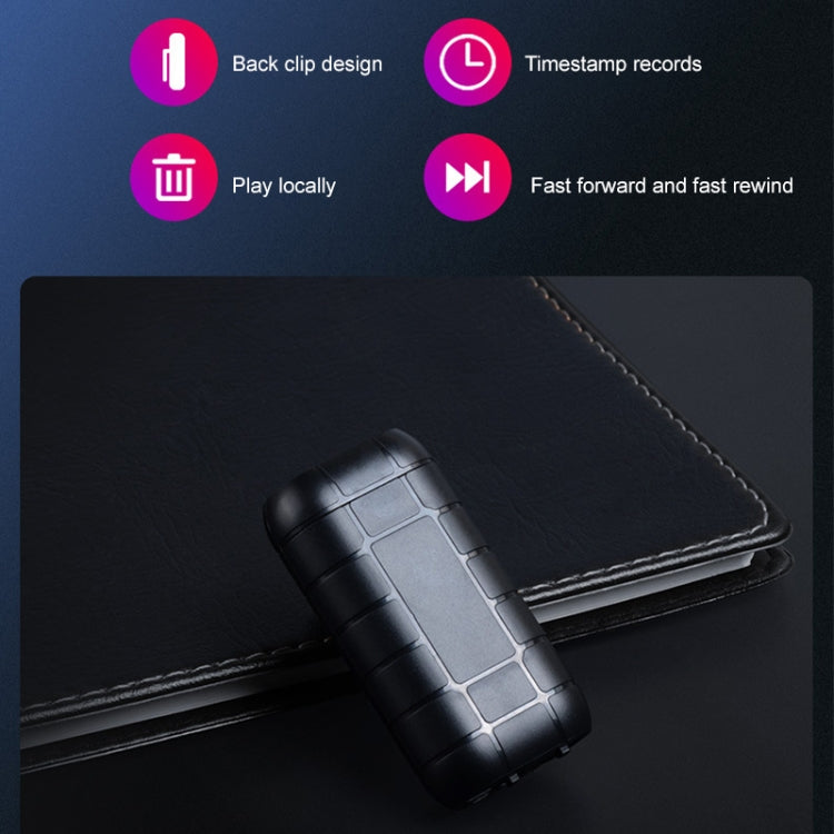 B800 Back Clip HD Sound Lossless Voice Recorder - Recording Pen by PMC TechLife | Online Shopping South Africa | PMC TechLife | Buy Now Pay Later Mobicred