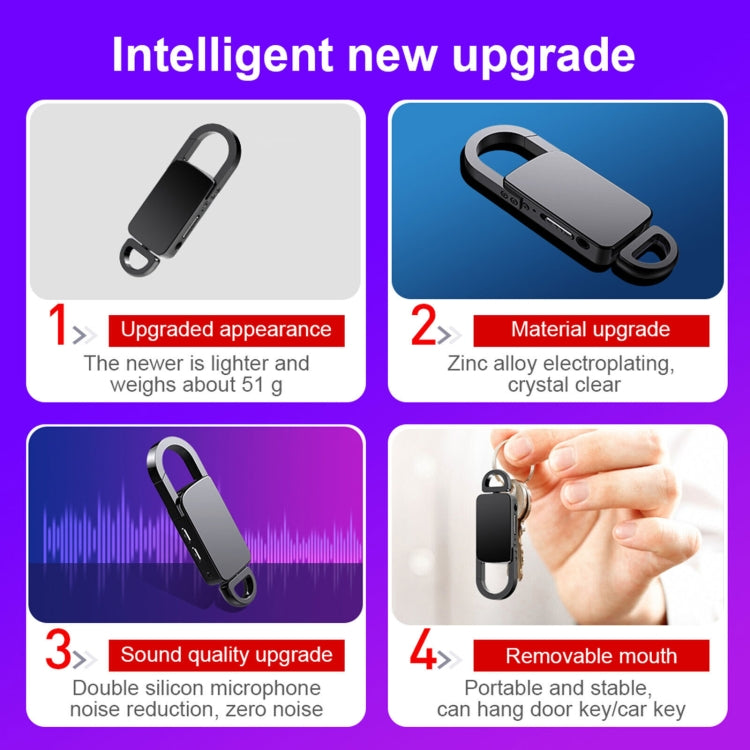 S20 8GB Keychain HD Noise Reduction Portable Recording Pen - U-Disk Recorder by PMC TechLife | Online Shopping South Africa | PMC TechLife | Buy Now Pay Later Mobicred