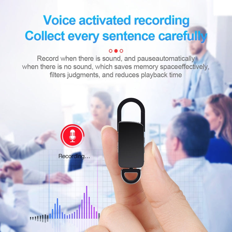S20 8GB Keychain HD Noise Reduction Portable Recording Pen - U-Disk Recorder by PMC TechLife | Online Shopping South Africa | PMC TechLife | Buy Now Pay Later Mobicred