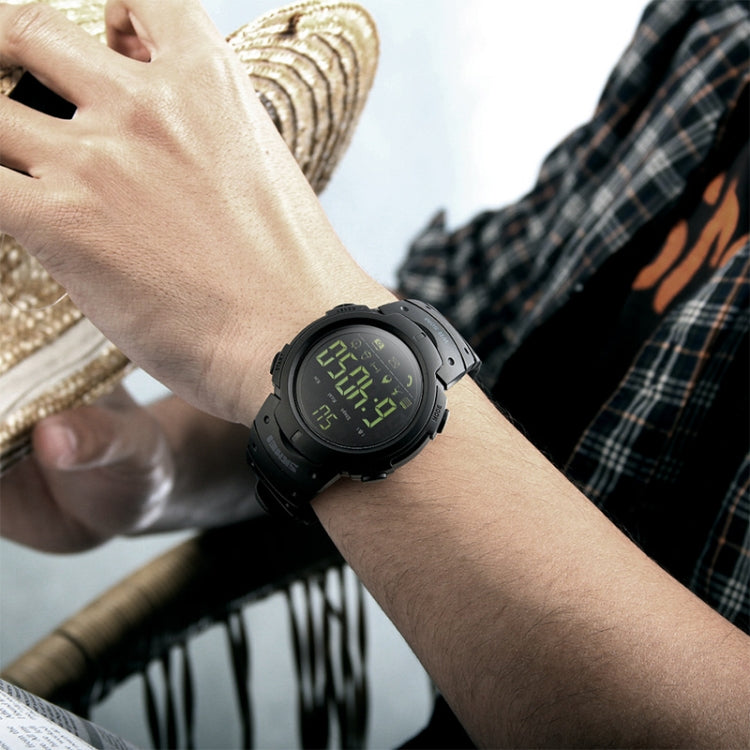 SKMEI 1301 Multifunction 50m Waterproof Sports Bluetooth Smart Watch, Compatible with Android & iOS System(Black) - free shipping - PMC TechLife - Order now!