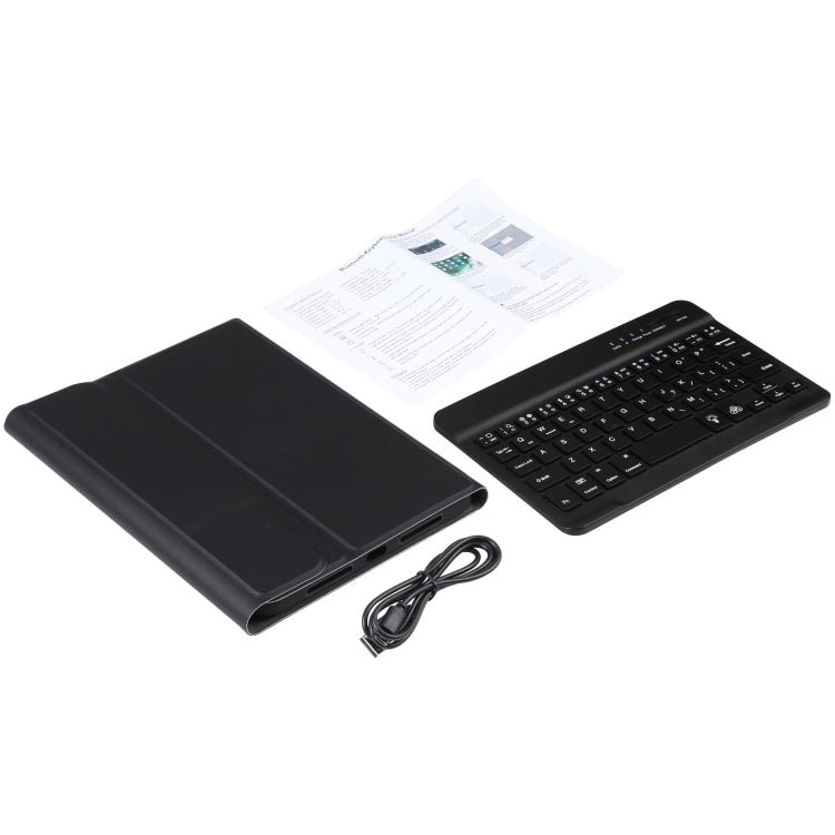 A06S Detachable Lambskin Texture Ultra-thin TPU Backlight Bluetooth Keyboard Leather Tablet Case with Stand For iPad mini 6 (Black) - For iPad mini by PMC Jewellery | Online Shopping South Africa | PMC Jewellery | Buy Now Pay Later Mobicred