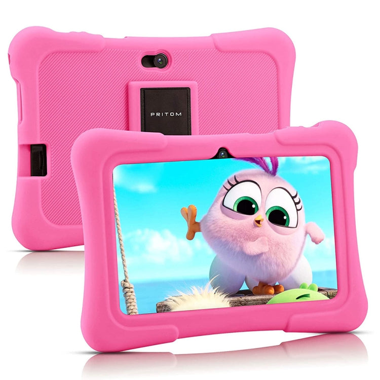 Pritom K7 Kids Education Tablet PC, 7.0 inch, 1GB+32GB, Android 10 Allwinner A50 Quad Core CPU, Support 2.4G WiFi / Bluetooth / Dual Camera, Global Version with Google Play(Pink) -  by PRITOM | Online Shopping South Africa | PMC Jewellery | Buy Now Pay Later Mobicred