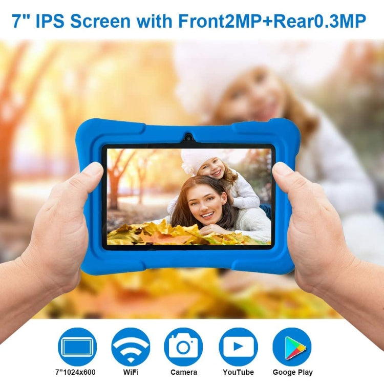 Pritom K7 Kids Education Tablet PC, 7.0 inch, 1GB+32GB, Android 10 Allwinner A50 Quad Core CPU, Support 2.4G WiFi / Bluetooth / Dual Camera, Global Version with Google Play(Blue) -  by PRITOM | Online Shopping South Africa | PMC Jewellery | Buy Now Pay Later Mobicred