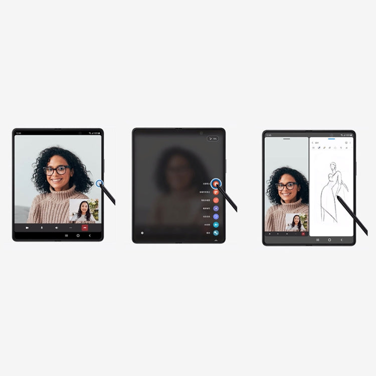 For Samsung Galaxy Z Fold4 Touch Capacitive Stylus Pen Kit - Stylus Pen by PMC TechLife | Online Shopping South Africa | PMC TechLife