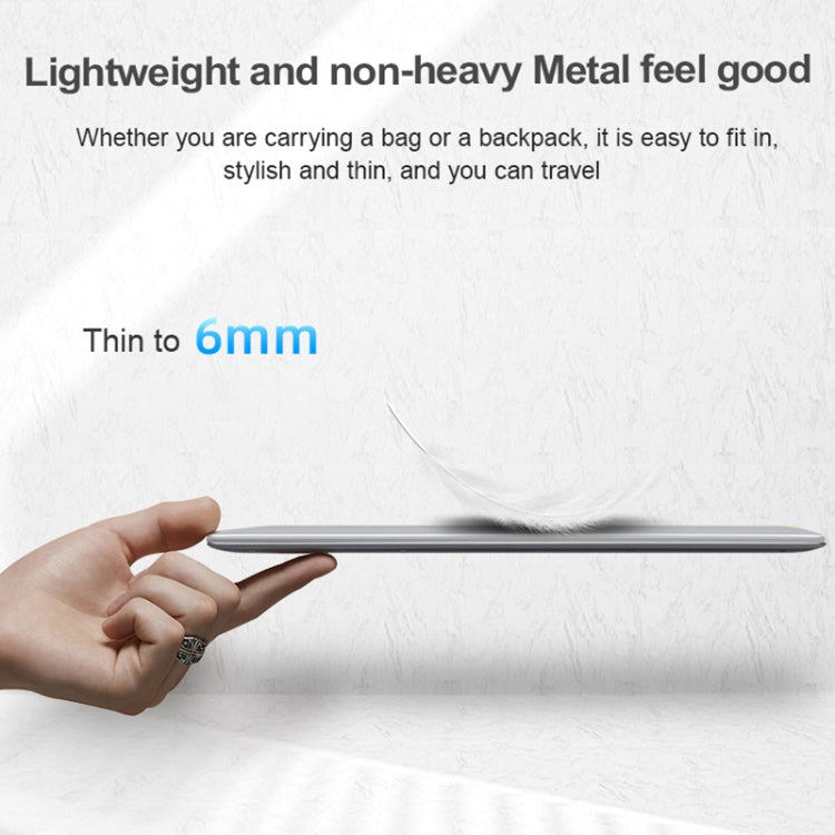 H15 15.6 inch Ultrathin Laptop, 16GB+128GB, Windows 11 Intel Processor N95 Quad Core, EU Plug (Silver) - free shipping - PMc TechLife - Order now!