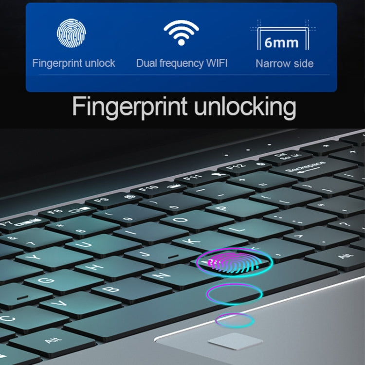 H15 15.6 inch Ultrathin Laptop, 16GB+256GB, Windows 11 Intel Processor N95 Quad Core, EU Plug (Silver) - free shipping - PMc TechLife - Order now!