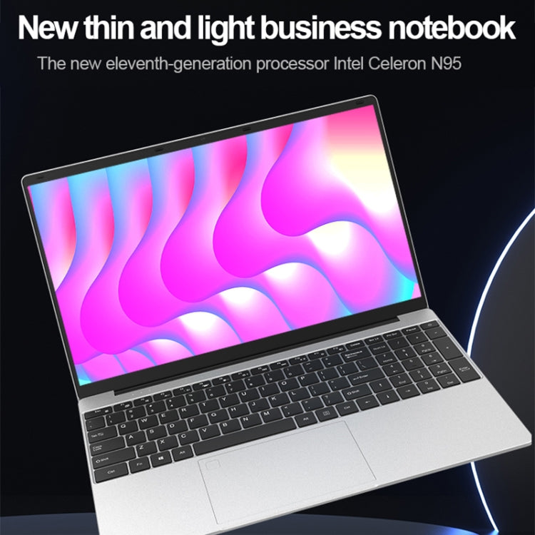 H15 15.6 inch Ultrathin Laptop, 16GB+512GB, Windows 11 Intel Processor N95 Quad Core, US Plug (Silver) - free shipping - PMc TechLife - Order now!