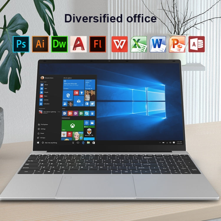 H15 15.6 inch Ultrathin Laptop, 16GB+1TB, Windows 11 Intel Processor N95 Quad Core, EU Plug (Silver) - free shipping - PMc TechLife - Order now!