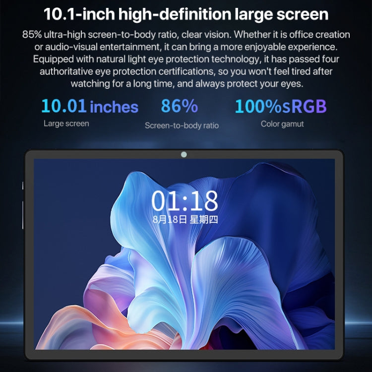 H90 10.1 inch 4G LTE Tablet PC, 4GB+64GB, Android 12 MTK6771 Octa Core, Support Dual SIM, EU Plug (Purple) - free shipping - PMc TechLife - Order now!