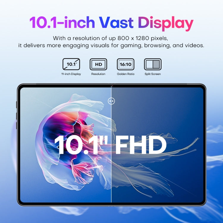 Pad7 Ultra 10.1 inch 3G Phone Call Tablet PC, 2GB+32GB, Android 8.1 MTK6737 Quad Core, EU Plug (Black) - free shipping - PMc TechLife - Order now!