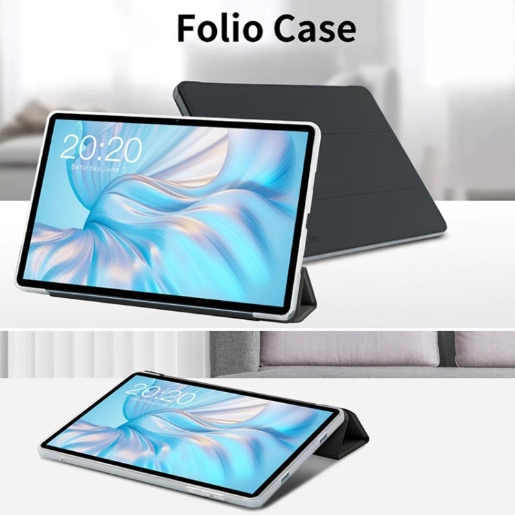 Teclast 3-Fold Holder Smart Tablet Leather Folio Case for Teclast M50 Plus - free shipping - PMC TechLife - Order now!
