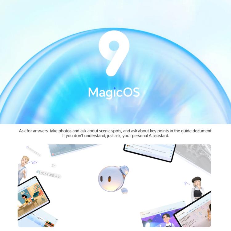Honor Pad V9 Soft Light Screen WiFi Tablet PC, 11.5 inch 8GB+256GB MagicOS 9.0 Dimensity 8350 Ultra Octa Core (White) - free shipping - PMc TechLife - Order now!