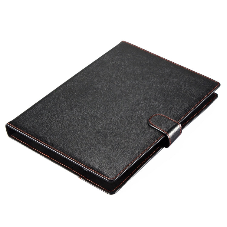 Universal Bluetooth V3.0 Keyboard Detachable Litchi Texture PU Leather Tablet Case with Touchpad for 9.7-10.1 inch Tablet PC(Black) - Universal Keyboard by PMC TechLife | Online Shopping South Africa | PMC TechLife