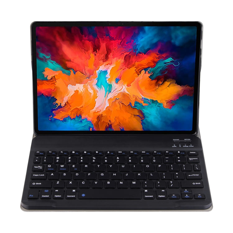 DY-E10 2 in 1 Removable Bluetooth Keyboard + Protective Leather Tablet Case with Holder for Lenovo Tab E10(Black) - Lenovo Keyboard by PMC TechLife | Online Shopping South Africa | PMC TechLife