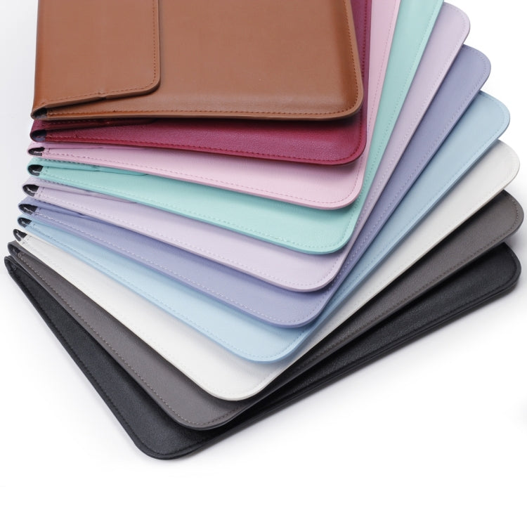 Universal Envelope Style PU Leather Case with Holder for Ultrathin Notebook Tablet PC 13.3 inch, Size: 35x25x1.5cm(White) - 13 inch by PMC TechLife | Online Shopping South Africa | PMC TechLife | Buy Now Pay Later Mobicred