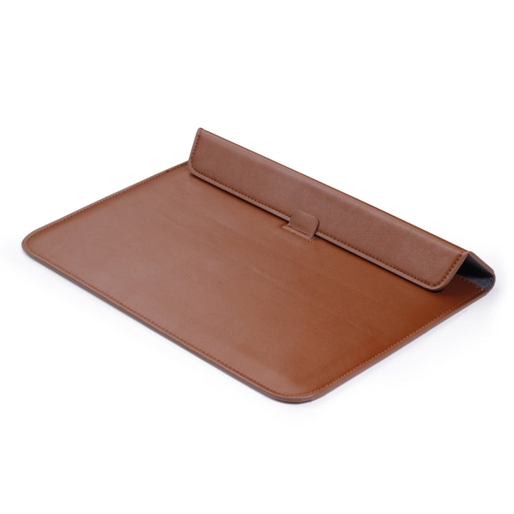 Universal Envelope Style PU Leather Case with Holder for Ultrathin Notebook Tablet PC 11.6 inch, Size: 32.5x21.5x1cm(Brown) - 10 - 11 inch by PMC TechLife | Online Shopping South Africa | PMC TechLife | Buy Now Pay Later Mobicred