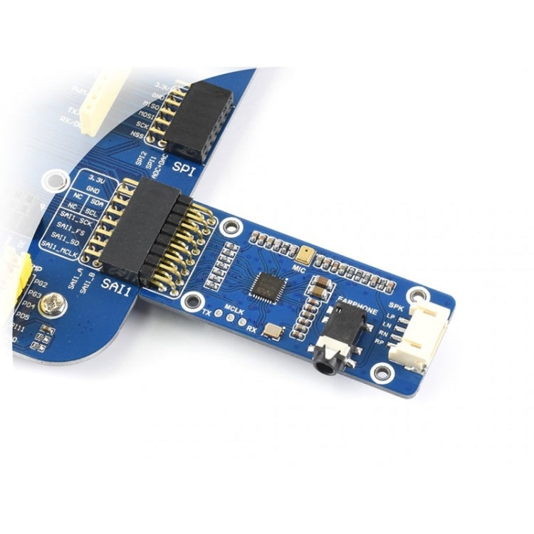 Waveshare WM8960 Stereo CODEC Audio Module, Play/Record - Modules Expansions Accessories by Waveshare | Online Shopping South Africa | PMC TechLife | Buy Now Pay Later Mobicred