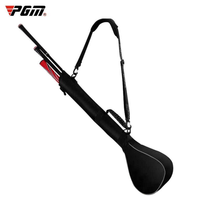 PGM Golf Foldable Portable Nylon Ball Bag(Black Silver) - Golf Accessories by PGM | Online Shopping South Africa | PMC Jewellery | Buy Now Pay Later Mobicred