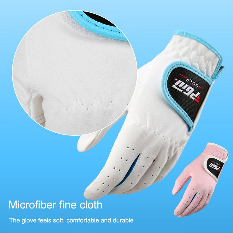 PGM One Pair Golf Microfiber Cloth Soft Comfortable Gloves for Children - Safety Gloves by PGM | Online Shopping South Africa | PMC TechLife | Buy Now Pay Later Mobicred